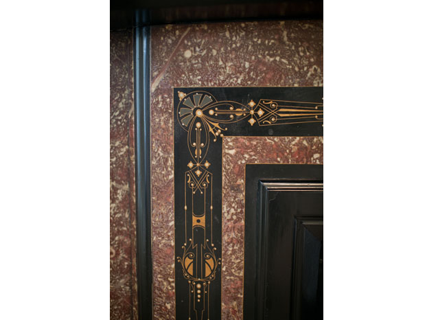 Hand Painted Fireplace